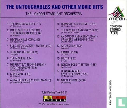 The Untouchables and Other Movie Hits - Afbeelding 2