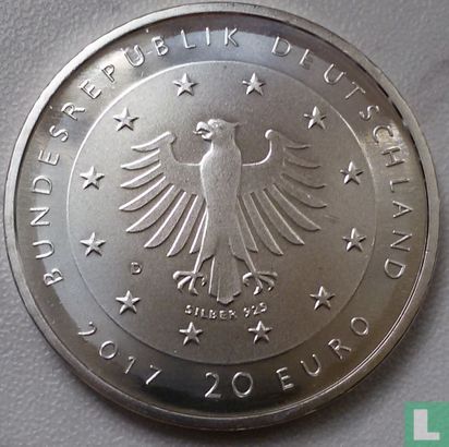 Germany 20 euro 2017 "50 years German sporting assistance" - Image 1