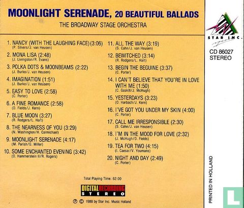 Moonlight Serenade - 20 Beautiful Ballads - Image 2