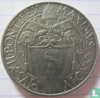 Vaticaan 2 lire 1942 - Afbeelding 1