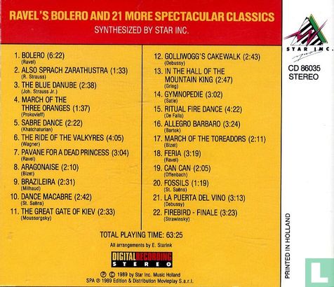 Ravel's Bolero and 21 More Spectacular Classics - Afbeelding 2