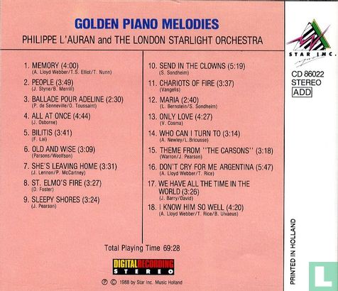 Golden Piano Melodies - Afbeelding 2