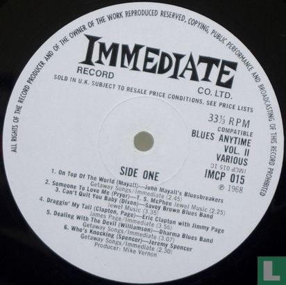 Blues Anytime Vol. II - An Anthology of British Blues - Image 2