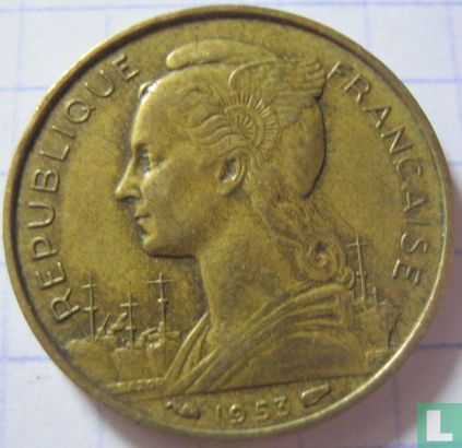 Madagaskar 20 francs 1953 - Afbeelding 1