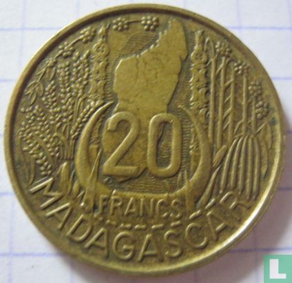Madagaskar 20 francs 1953 - Afbeelding 2