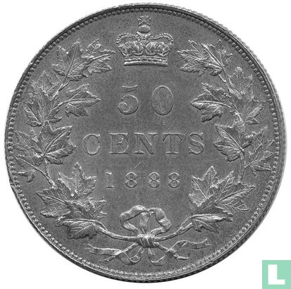 Canada 50 cents 1888 - Image 1