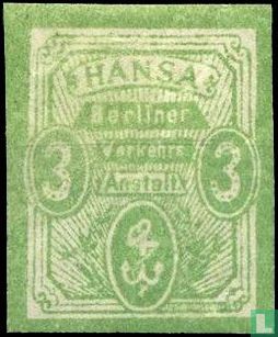Berlin Autorité Transport HANSA (I), avec deux chiffres