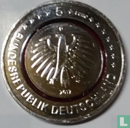 Allemagne 5 euro 2017 (D) "Tropical zone" - Image 1