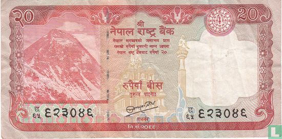 Nepal 20 Rupees - Bild 1