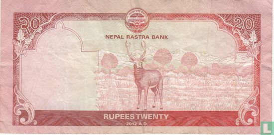 Nepal 20 Rupees - Bild 2