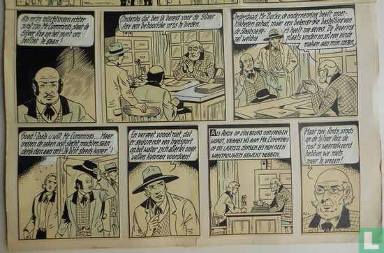Wirel (Vandersteen, Willy / Verschuere, Karel) - Originele pagina Bessy 9 - Het gevaarlijke konvooi - (1955) - Afbeelding 3