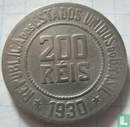Brazilië 200 réis 1930 - Afbeelding 1
