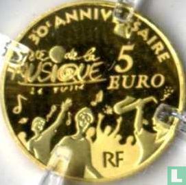 Frankrijk 5 euro 2011 (PROOF) "30th Anniversary of International Music Day" - Afbeelding 2