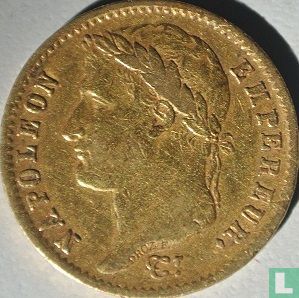 France 20 francs 1807 (A - tête laurée) - Image 2