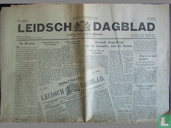 Leidsch Dagblad 26473 - Image 1
