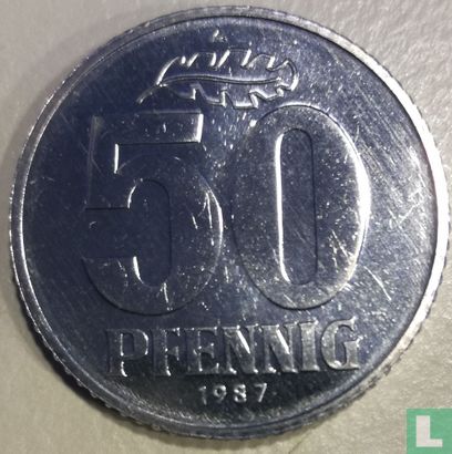 DDR 50 Pfennig 1987 - Bild 1
