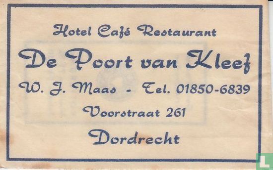 Hotel Café Restaurant De Poort van Kleef - Afbeelding 1