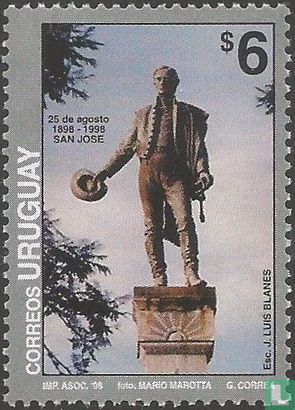 100 years for José Artigas statue