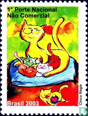 Greeting stamps - Cats