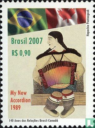 140 years Brazil-Canada Relationships - My New Accordion 1989