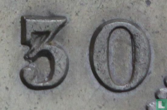 Nederland 25 cent 1830 (1830/20) - Afbeelding 3