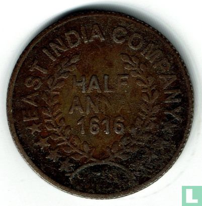East India Company Half Anna 1616 - Image 1