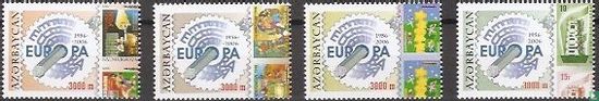 50 ans timbres Europa, surimpressions