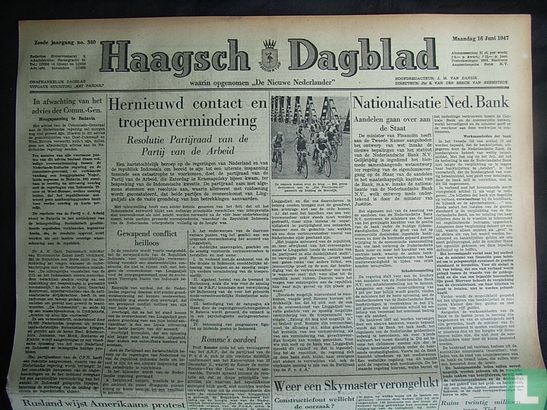 Haagsch Dagblad 340 - Afbeelding 1