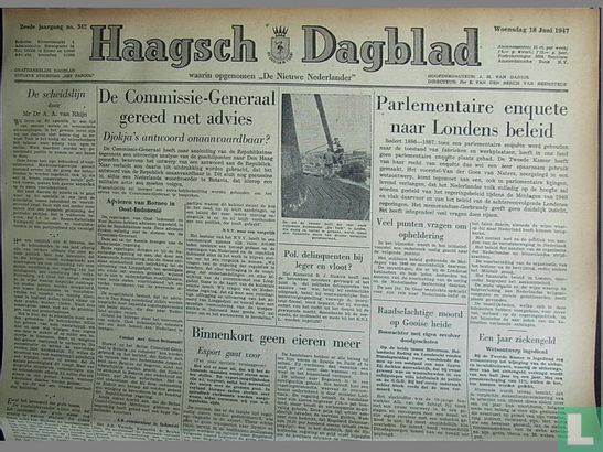 Haagsch Dagblad 342 - Afbeelding 1