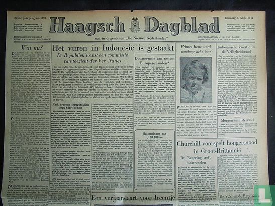 Haagsch Dagblad 383 - Afbeelding 1