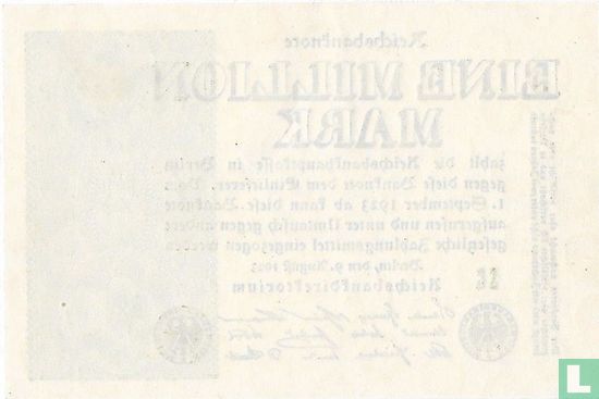 Duitsland 1 Miljoen Mark 1923 (P102b - Ros.101b) - Afbeelding 2