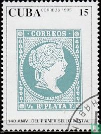 140yr. Cuban Stamps.