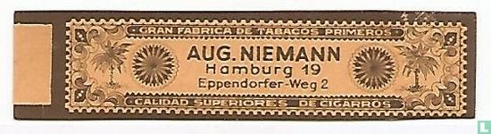 Aug. Niemann Hamburg 19 Eppendorfer Weg 2 - Gran Fabrica de Tabacos Primeros - Calidad Superiores de Cigarros - Afbeelding 1