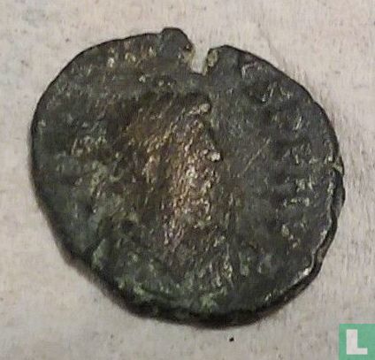 Romeinse Rijk  AE15  (Emp. Honorius, bij Cyzicus)  395-401 - Afbeelding 1