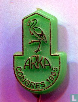 ARKA congres 1965 [gold auf grün]