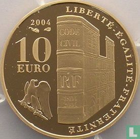 Frankrijk 10 euro 2004 (PROOF) "200th anniversary of the Coronation of Napoleon I" - Afbeelding 1