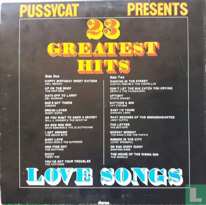 Pussycat Presents 23 Original Hits - Love Songs - Afbeelding 2