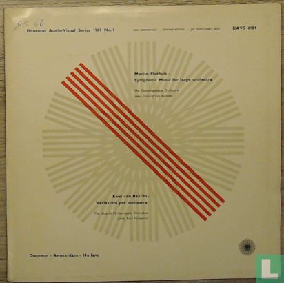 Donemus Audio-Visual Series 1961 No. 1 - Image 1