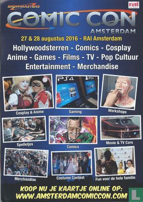 Comic Con Amsterdam - 27 & 28 augustus 2016 - Image 1