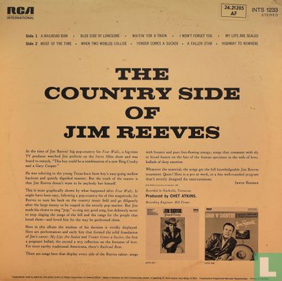 The Country Side of Jim Reeves  - Afbeelding 2