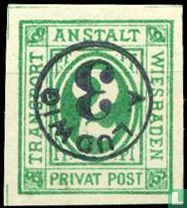 Number and post horns (with overprint Ludwig)