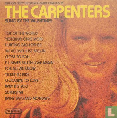 Million-Copy Hit Songs Made Famous By The Carpenters - Afbeelding 1