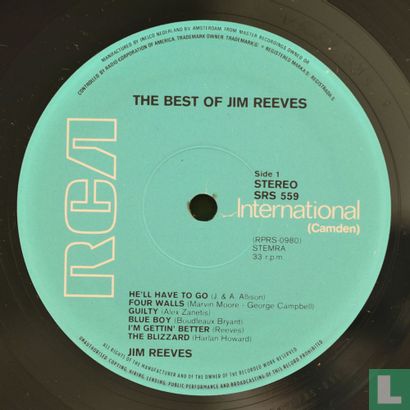 The Best of Jim Reeves - Afbeelding 3