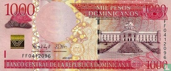Dominicaanse Republiek 1.000 Pesos Oro 2012 - Afbeelding 1