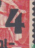 Polnische Briefmarke mit Aufdruck - Bild 2