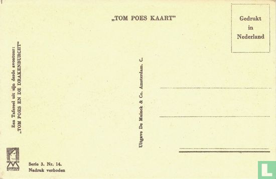 Tom Poes kaart Serie 3. Nr. 14 - Image 2
