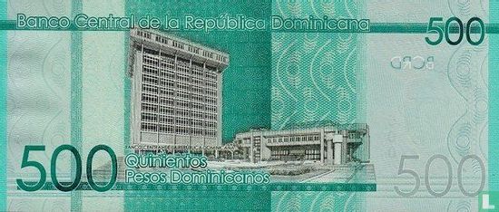 500 pesos Dominicaanse 2014 - Afbeelding 2