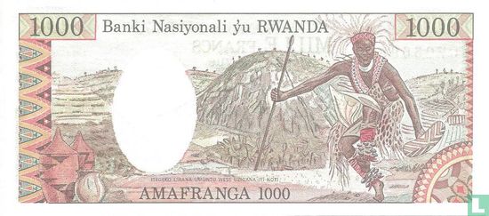 Ruanda 1000 Francs 1978 - Bild 2