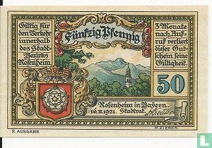 Rosenheim 50 Pfennig  - Image 2