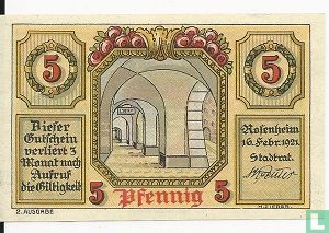 Rosenheim 5 Pfennig - Afbeelding 1